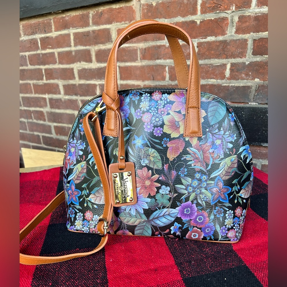 Leather satchel